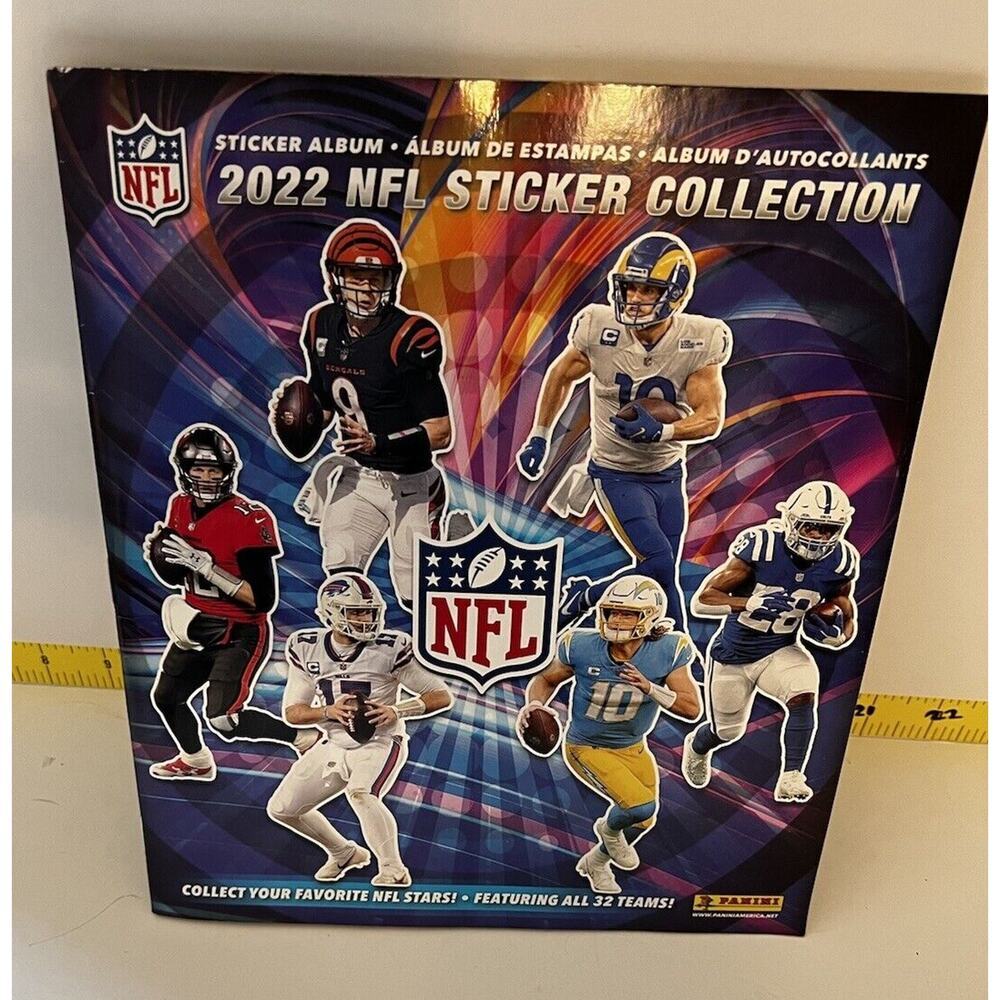 Panini NFL Football Sticker Card Album 2022 Out of Print NEW UNUSED
